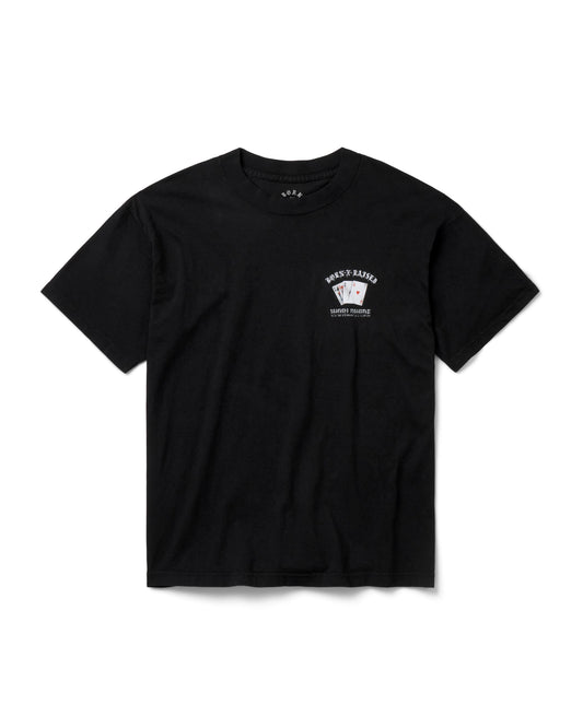 TWO PAIR TEE: BLACK