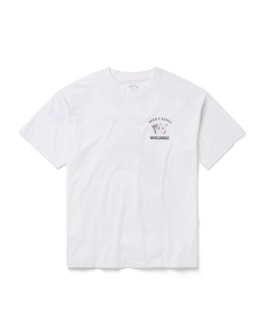 TWO PAIR TEE: WHITE