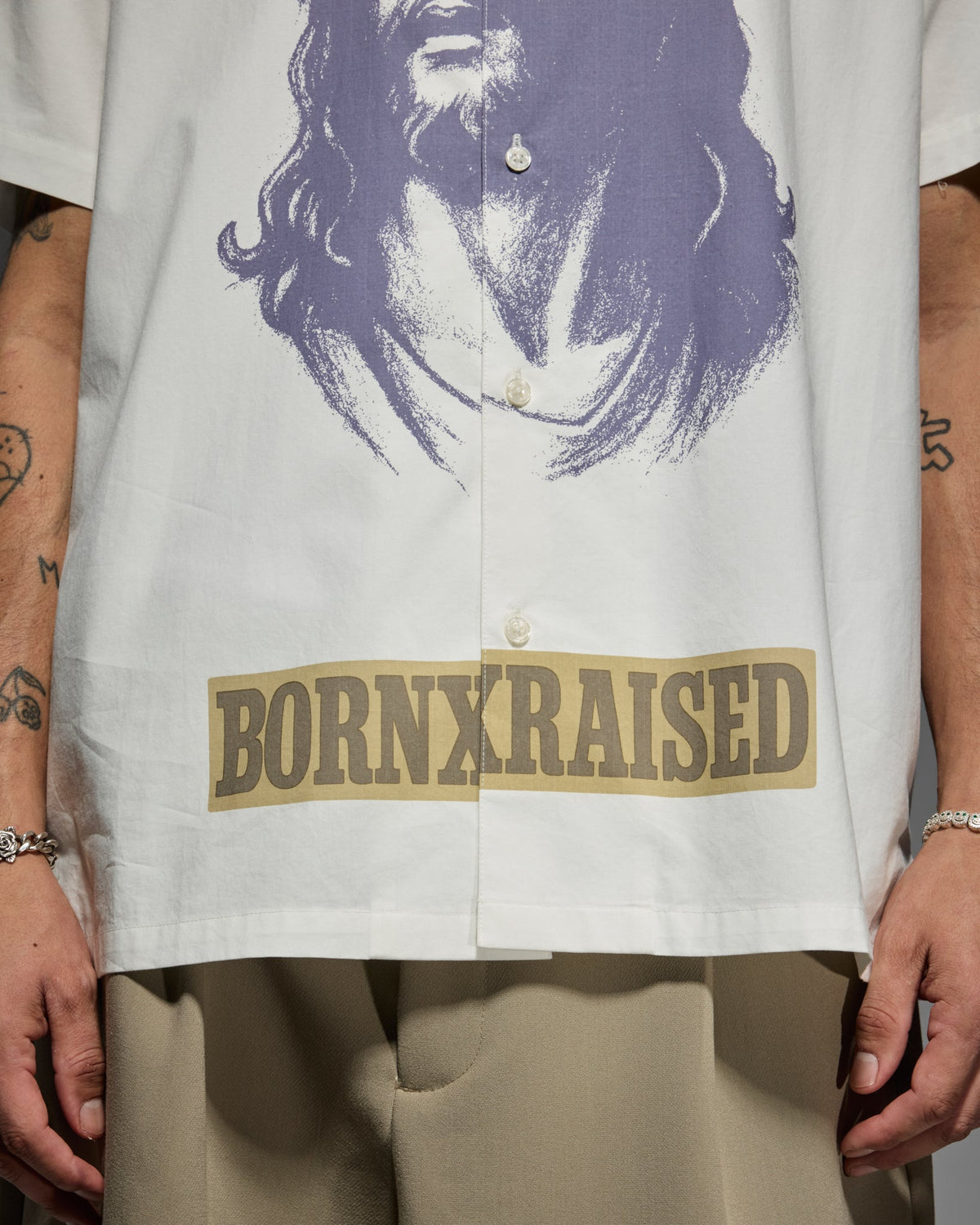 SALVATION BUTTON-UP: WHITE