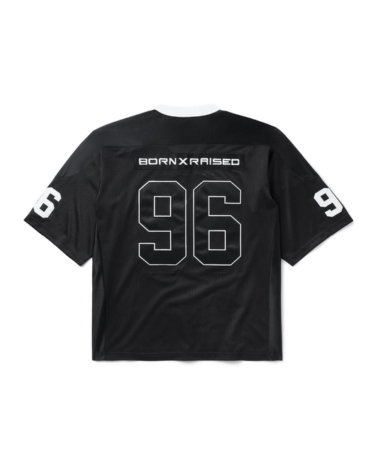 BXR SPORT: 96 FOOTBALL JERSEY: BLACK