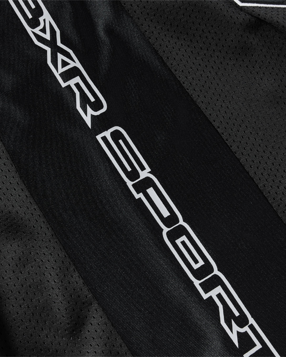 BXR SPORT: 96 FOOTBALL JERSEY: BLACK