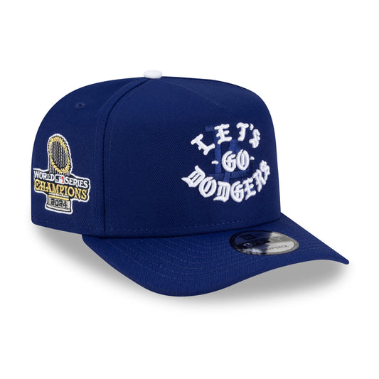 BORN X RAISED + DODGERS LGD ROCKER A-FRAME SNAPBACK: BLUE