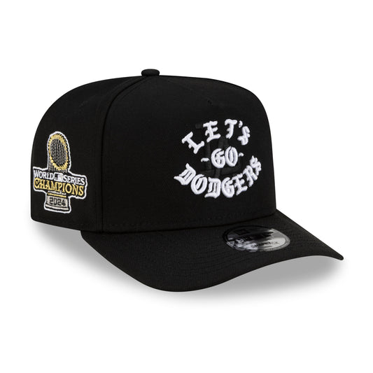 BORN X RAISED + DODGERS LGD ROCKER A-FRAME SNAPBACK: BLACK
