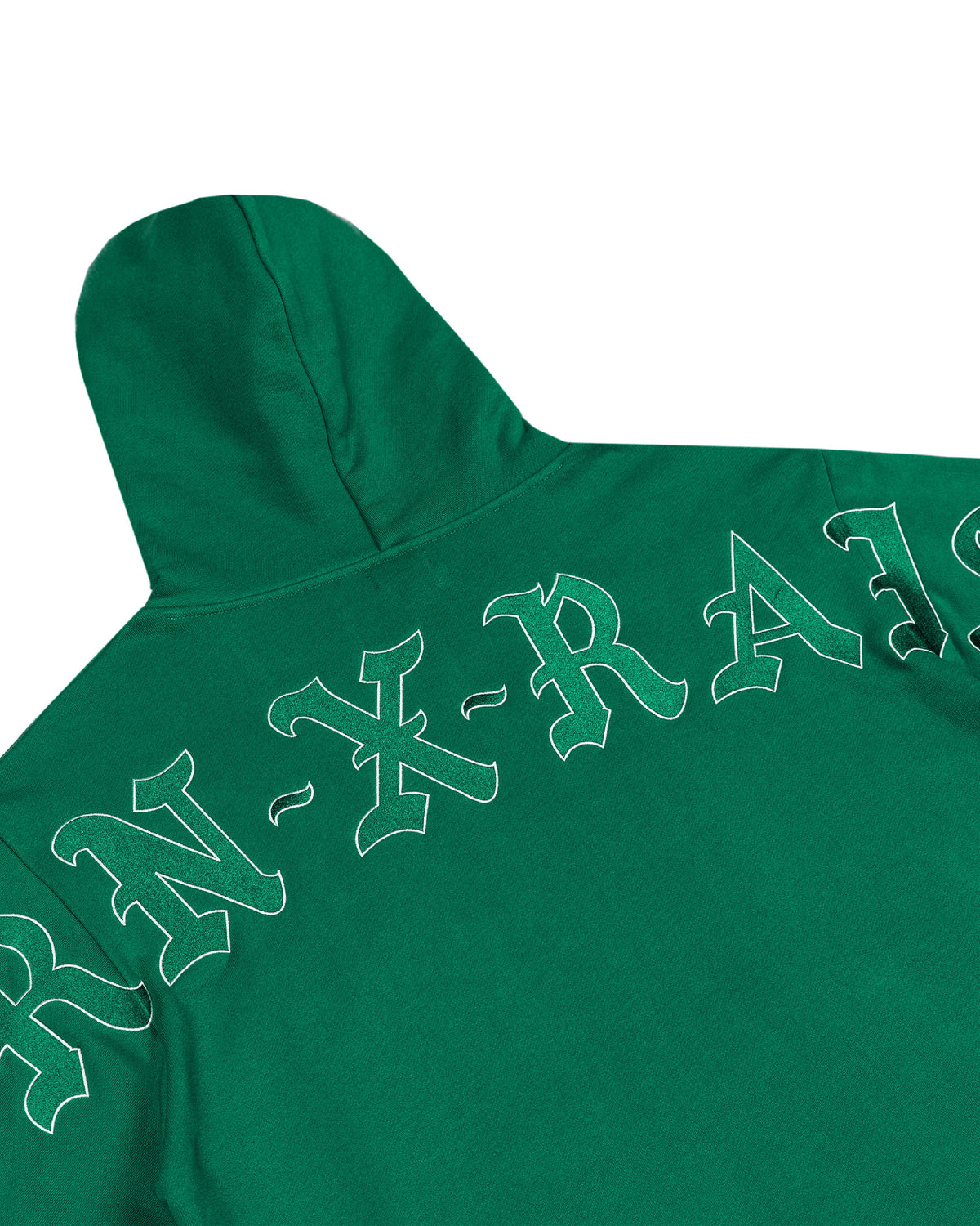 BXR JUMBO ARCH HOODIE: FOREST GREEN