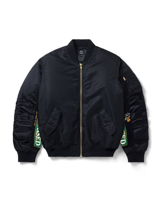 BAR TOWEL BOMBER: BLACK
