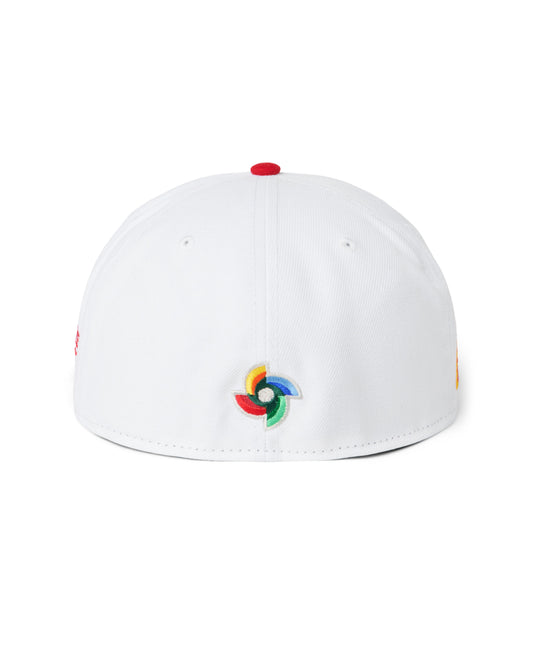 BORN X RAISED + WBC USA ROCKER FITTED: WHITE / NAVY