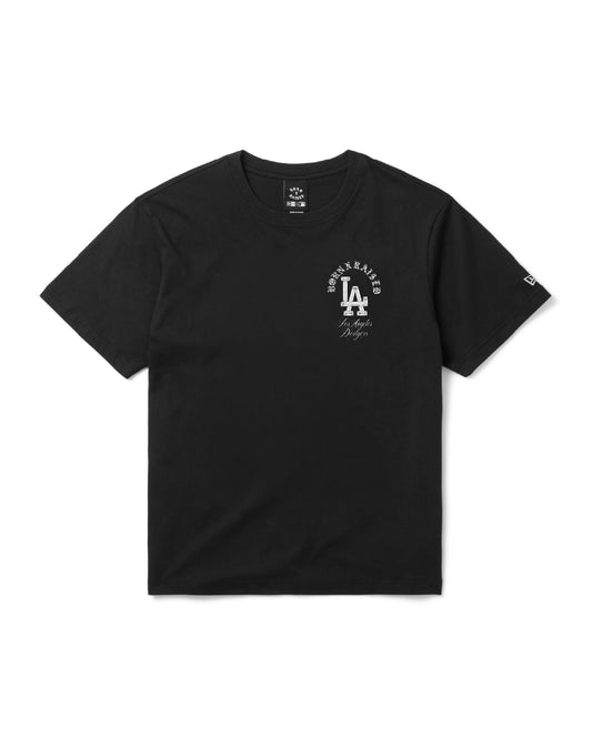 BORN X RAISED + DODGERS MASKS TEE: BLACK