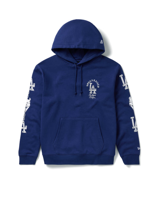 BORN X RAISED + DODGERS MASKS HOODIE: BLUE