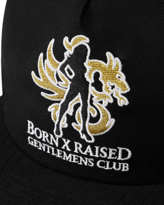 GENTLEMEN’S CLUB 5-PANEL: BLACK