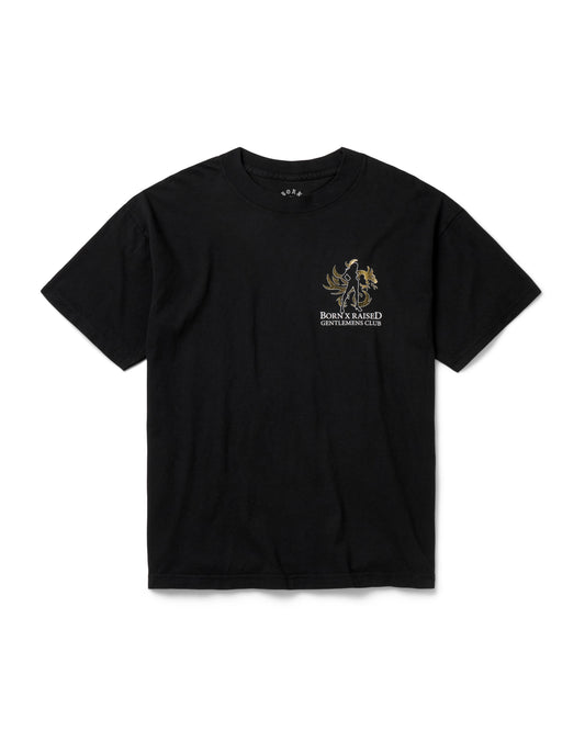 GENTLEMENS CLUB TEE: BLACK