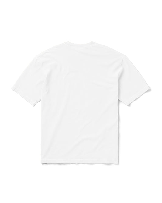 HEADLINE TEE: WHITE