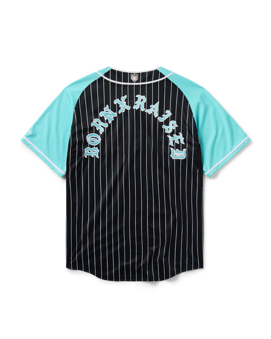 BORN X RAISED + DIABLOS BASEBALL JERSEY: BLACK / MINT