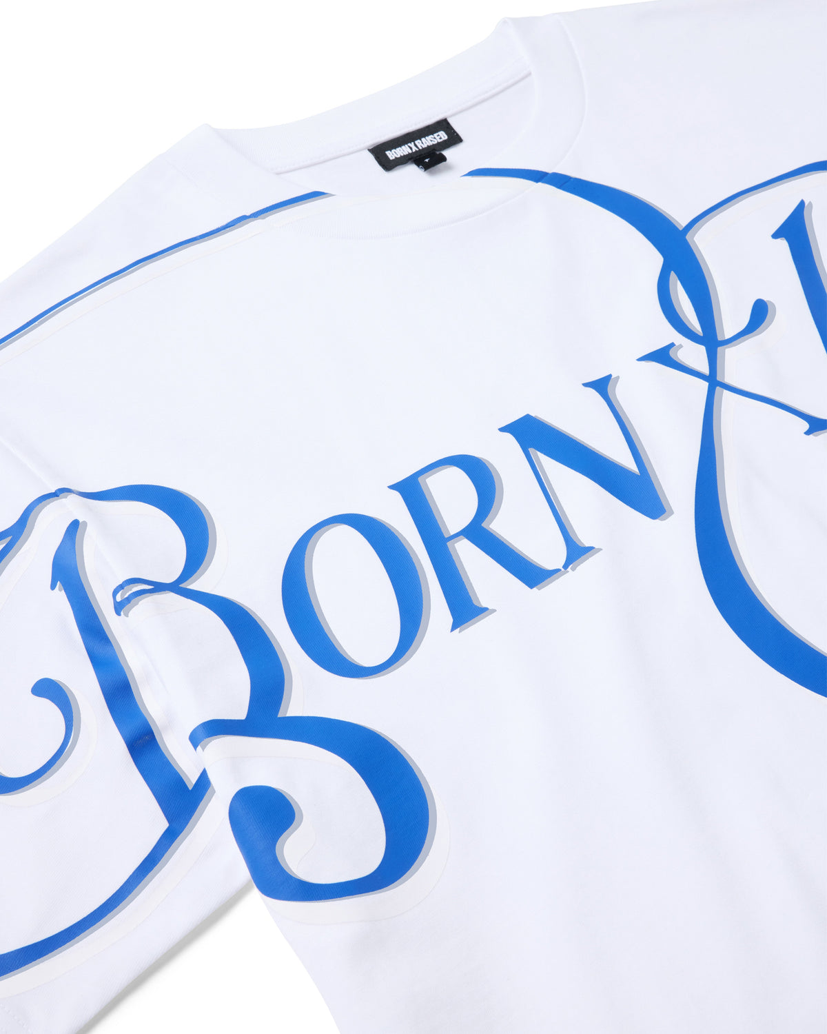 JUMBO SCRIPT TEE: WHITE
