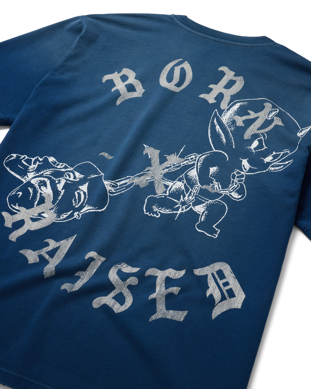 LIL DEVIL ROCKER TEE: VINTAGE BLUE