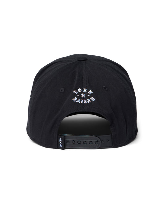 PARANOIA CREST SNAPBACK: BLACK
