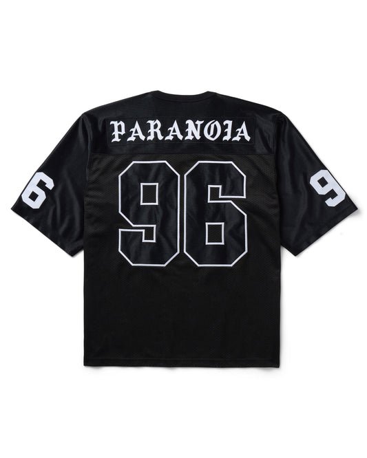 PARANOIA FOOTBALL JERSEY: BLACK