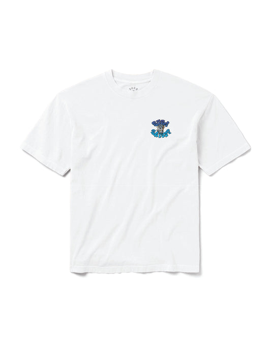 PUPPY ROCKER TEE: WHITE