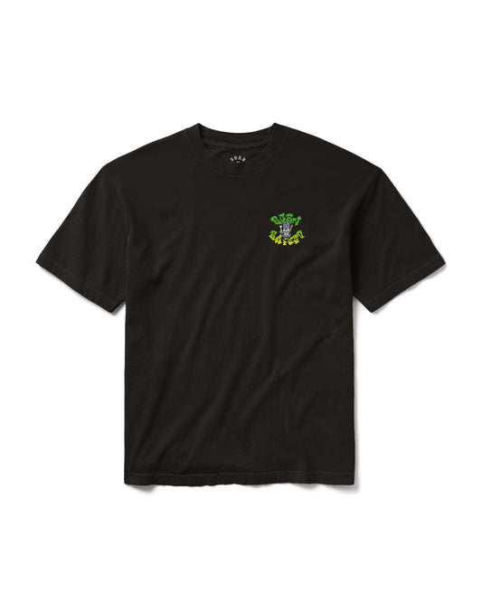 PUPPY ROCKER TEE: BLACK