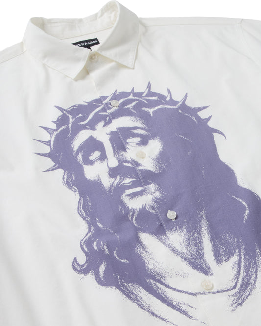 SALVATION BUTTON-UP: WHITE