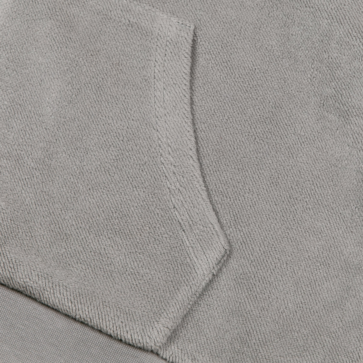 BXR EMBROIDERED INSIDE OUT ZIP-UP HOODIE: GREY