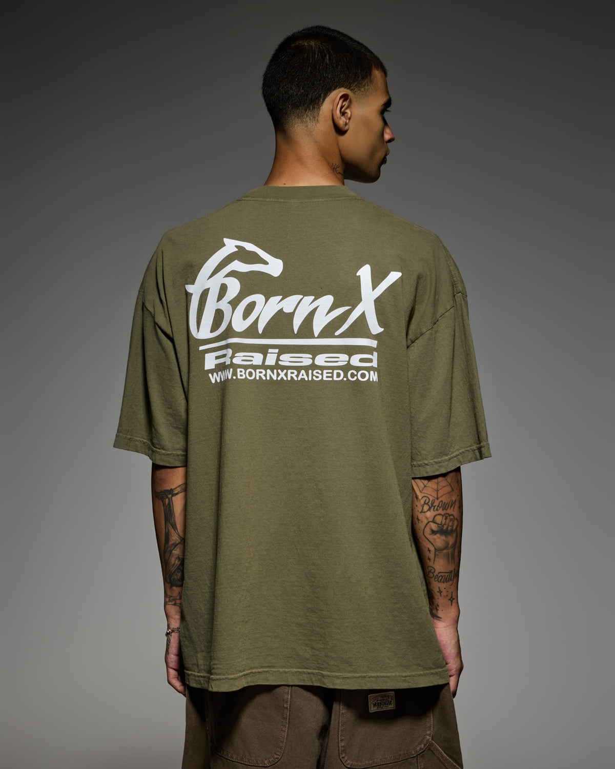PARLAY TEE: ARMY GREEN
