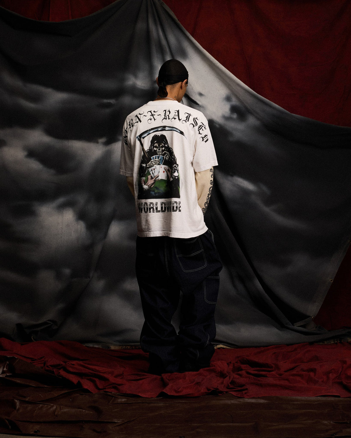 TWO PAIR TEE: BLACK