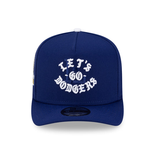 BORN X RAISED + DODGERS LGD ROCKER A-FRAME SNAPBACK: BLUE