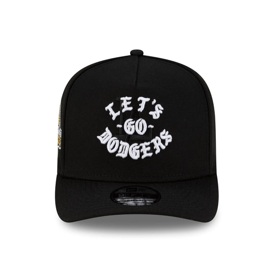 BORN X RAISED + DODGERS LGD ROCKER A-FRAME SNAPBACK: BLACK