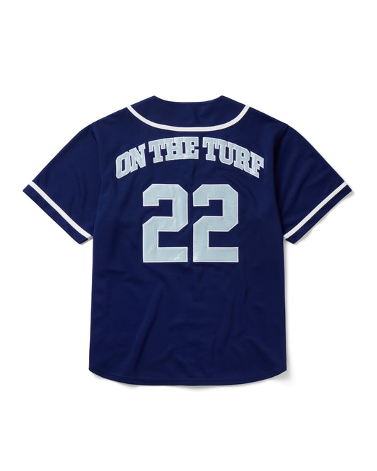 BXR SPORT ARCH BASEBALL JERSEY: BLUE