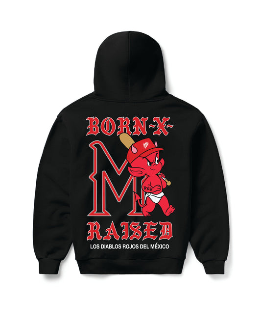BORN X RAISED + DIABLOS DIABLITO HOODIE: BLACK