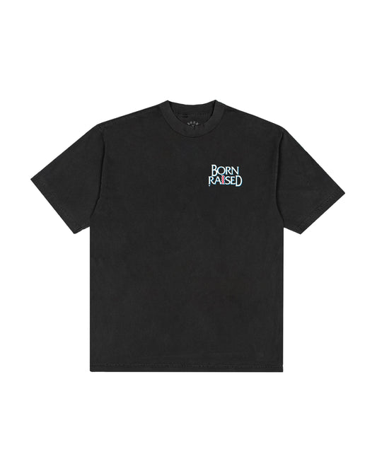 CROOKED TEE: VINTAGE BLACK