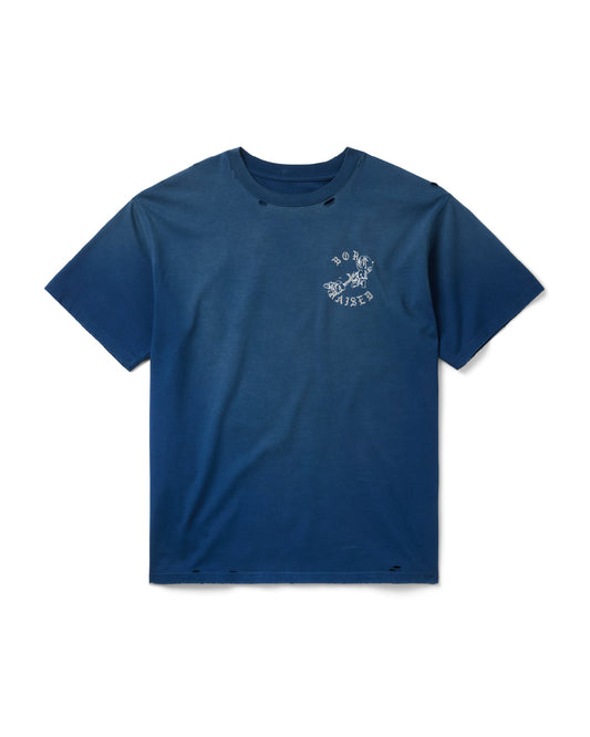 LIL DEVIL ROCKER TEE: VINTAGE BLUE