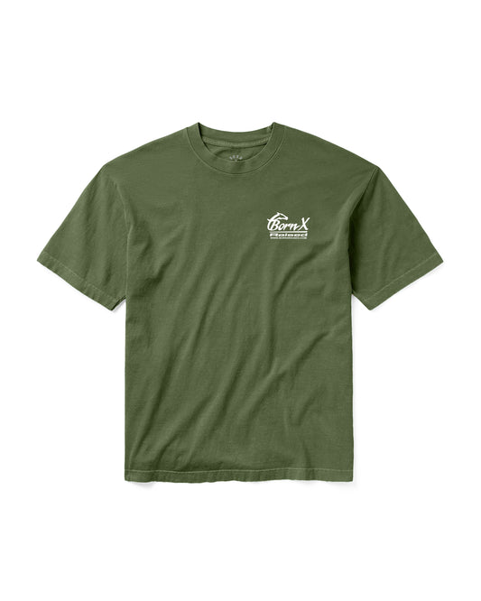 PARLAY TEE: ARMY GREEN