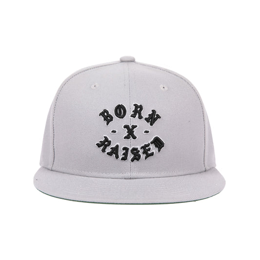 ROCKER SNAPBACK HAT: GREY / BLACK