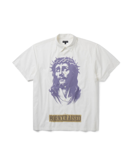 SALVATION BUTTON-UP: WHITE