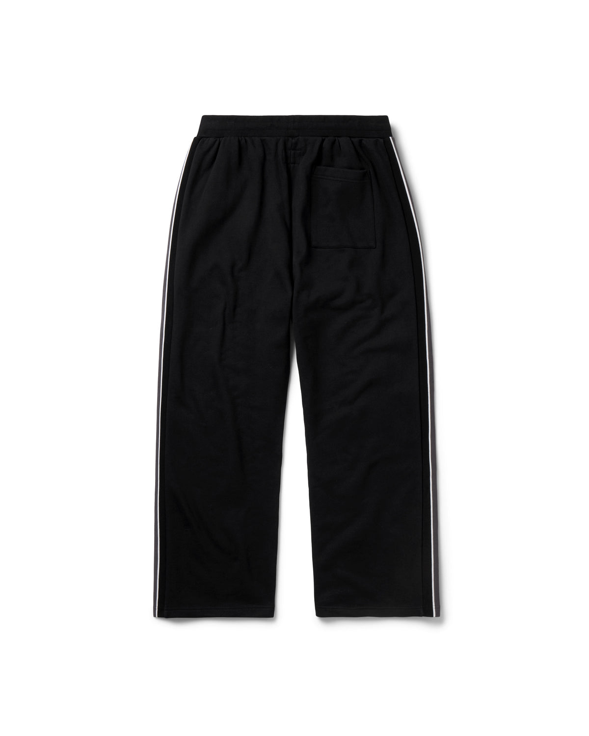 SPORT STRIPE SWEATS: BLACK