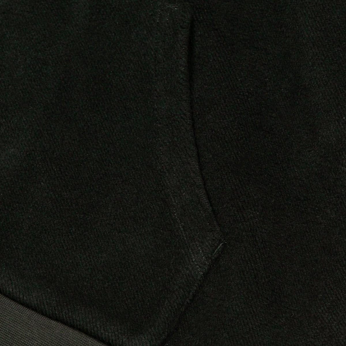BXR EMBROIDERED INSIDE OUT ZIP-UP HOODIE: BLACK