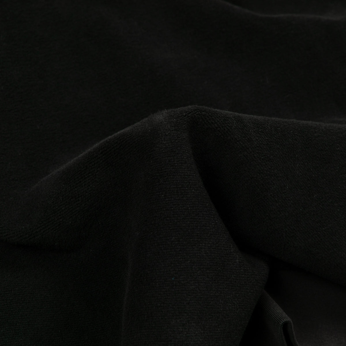 BXR EMBROIDERED INSIDE OUT ZIP-UP HOODIE: BLACK